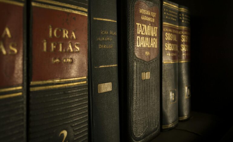 Legal rights and religious freedom laws concept showing diverse religious symbols and legal documents